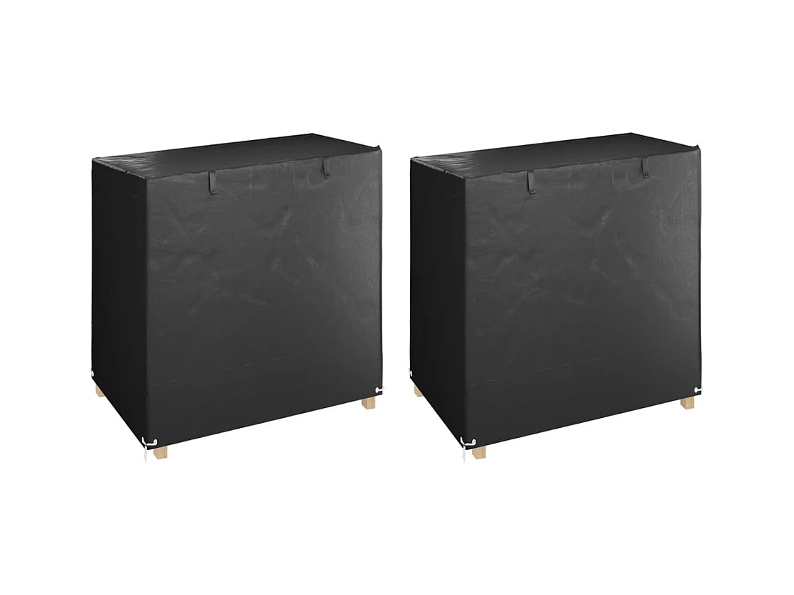 Schommelhoezen 2 stuks 8 ogen 125x90x135/165 cm PE