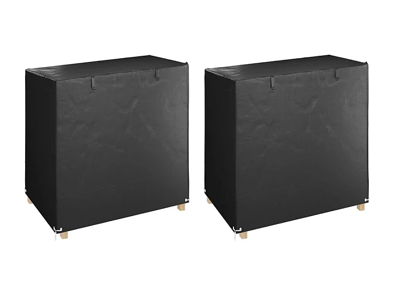 Coperture per altalene 2 pezzi 8 occhielli 125x90x135/165 cm PE