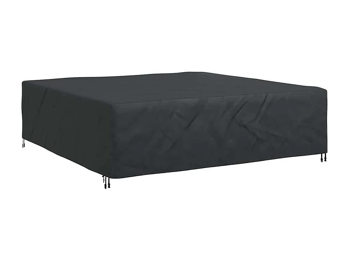 Housse pour mobilier d'extérieur Noir 275 x 275 x 70 cm 600D