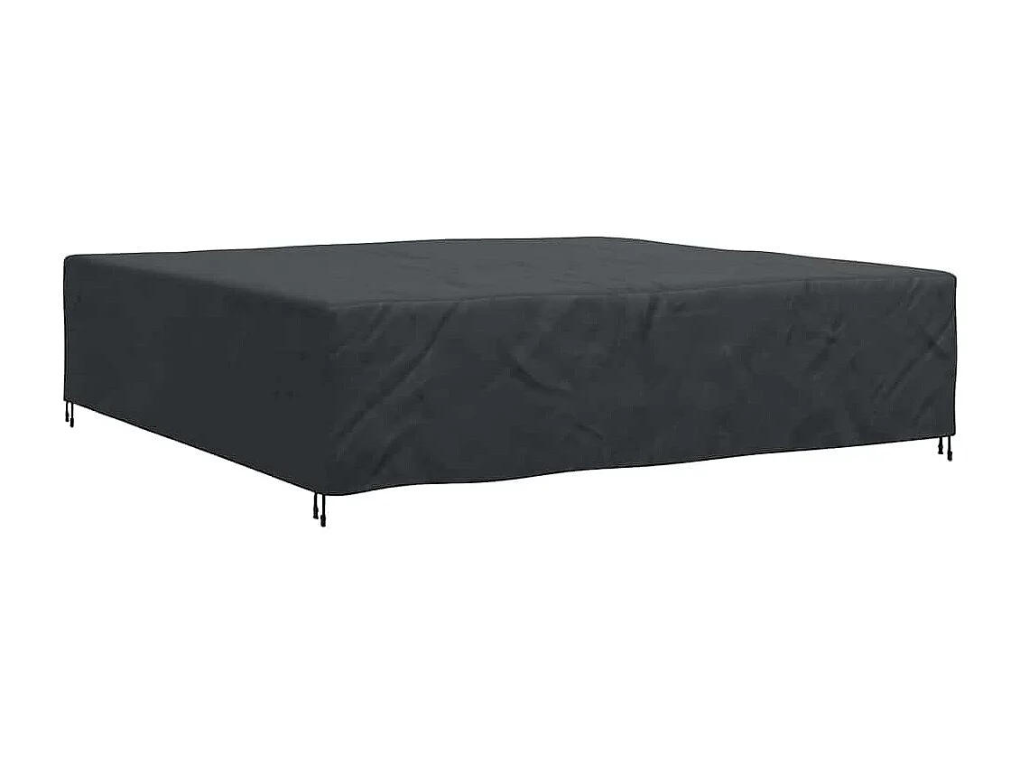 Housse pour mobilier d'extérieur Noir 300 x 300 x 70 cm 210D