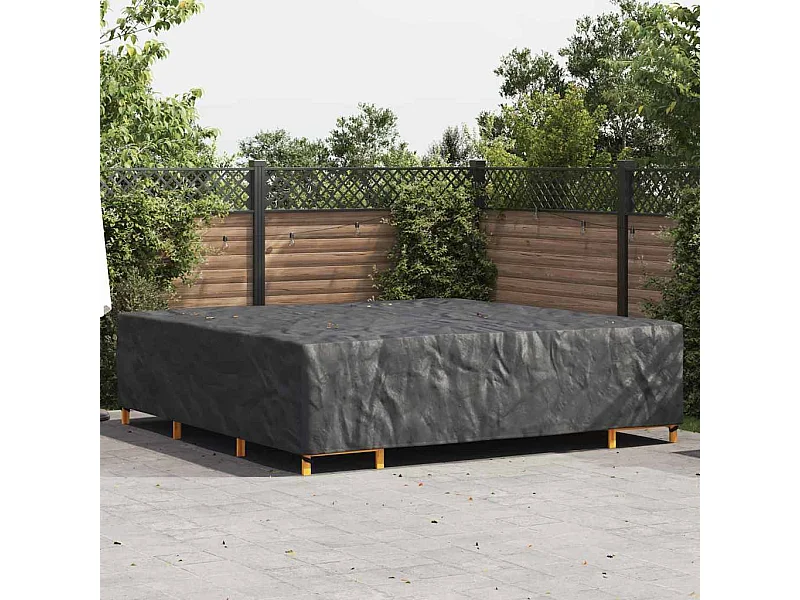 Buitenmeubelhoes Zwart 300 x 300 x 70 cm 210D