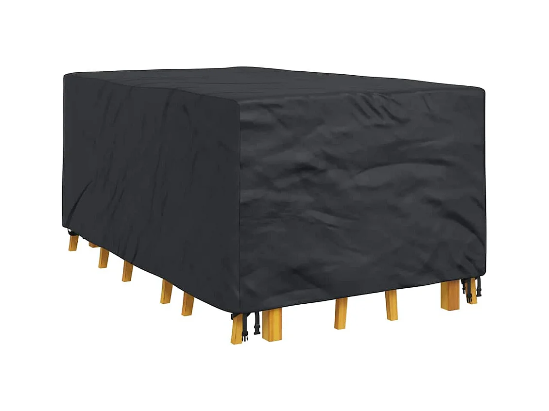 Buitenmeubelhoes Zwart 143 x 225 x 90 cm 420D