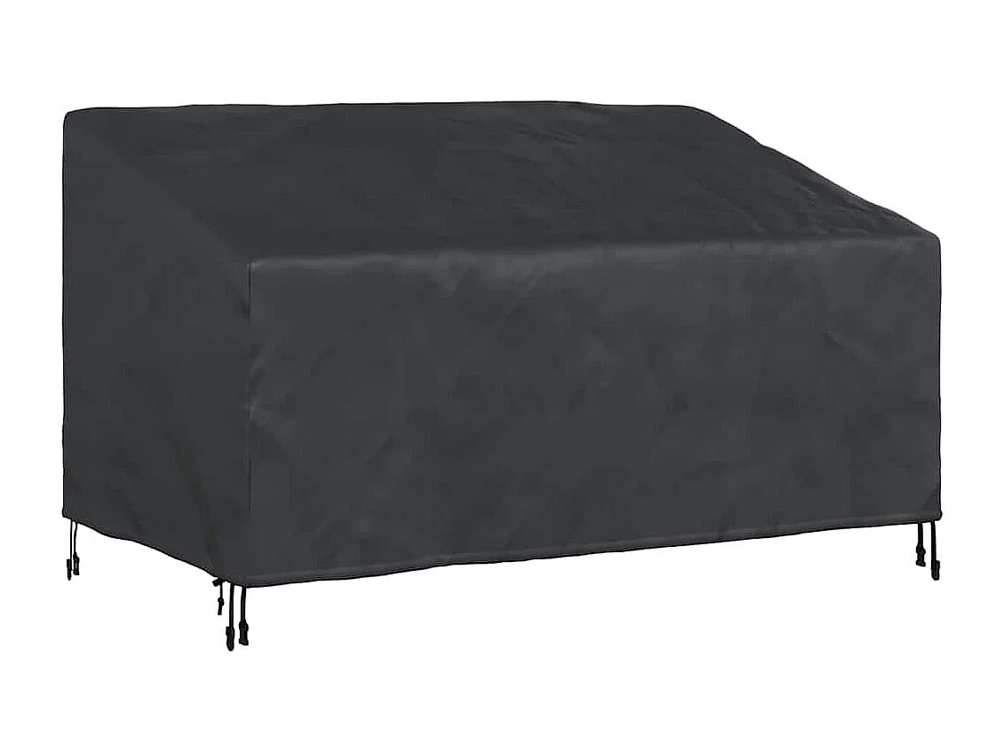 Tuinbankhoes Zwart 160 x 100 x 61 / 89 cm 210D stof