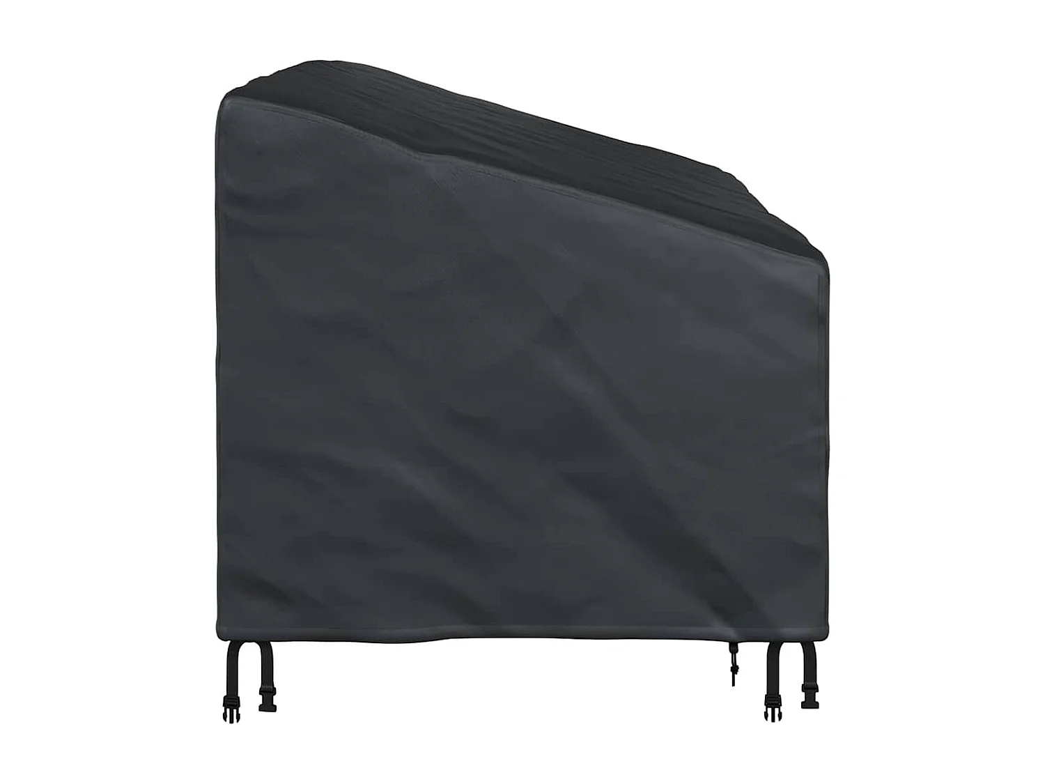 Tuinbankhoes Zwart 160 x 100 x 61 / 89 cm 210D stof