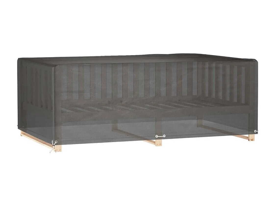 Gartenmöbelabdeckung 12 Ösen 213x132x75cm rechteckig