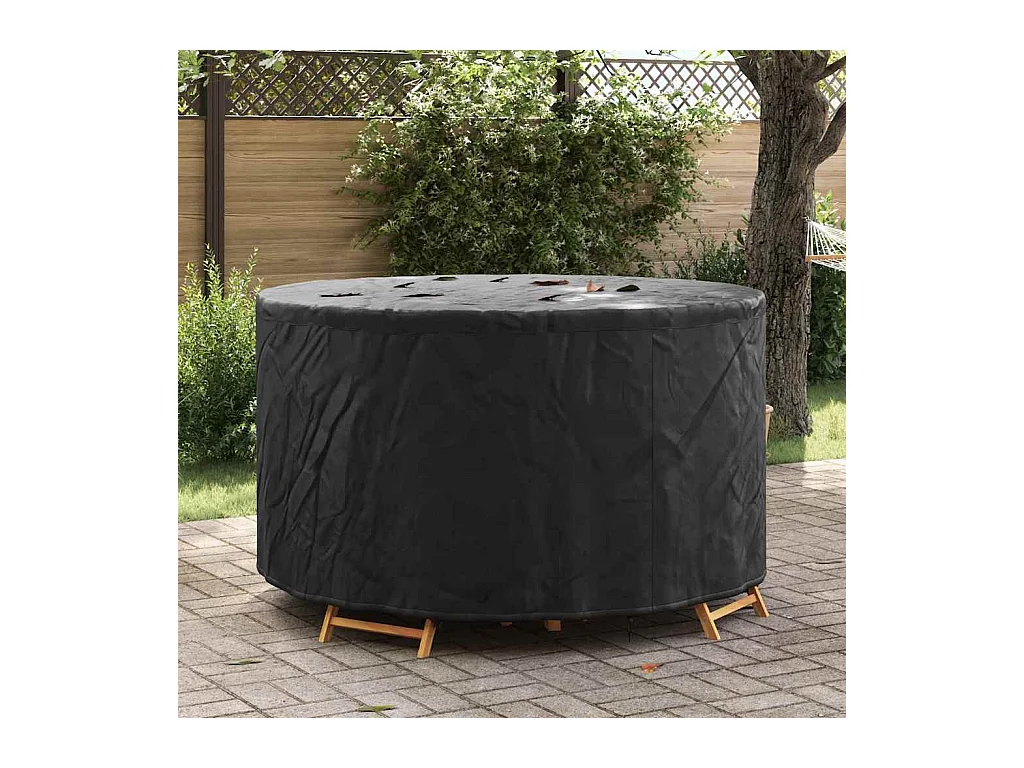 Housse pour mobilier d'extérieur 157 x 157 x 85 cm Tissu 420D