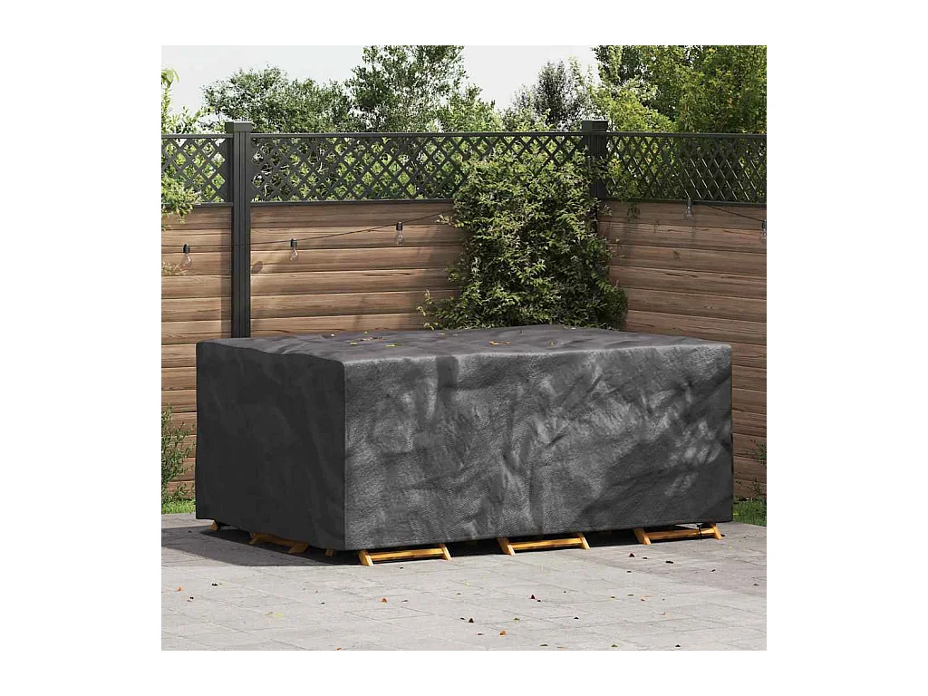 Housse pour mobilier d'extérieur Noir 230 x 165 x 80 cm 420D