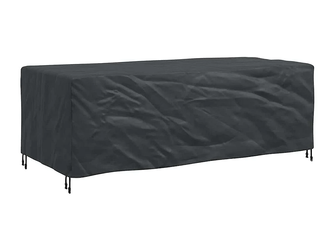 Housse pour mobilier d'extérieur Noir 229 x 113 x 73 cm 600D