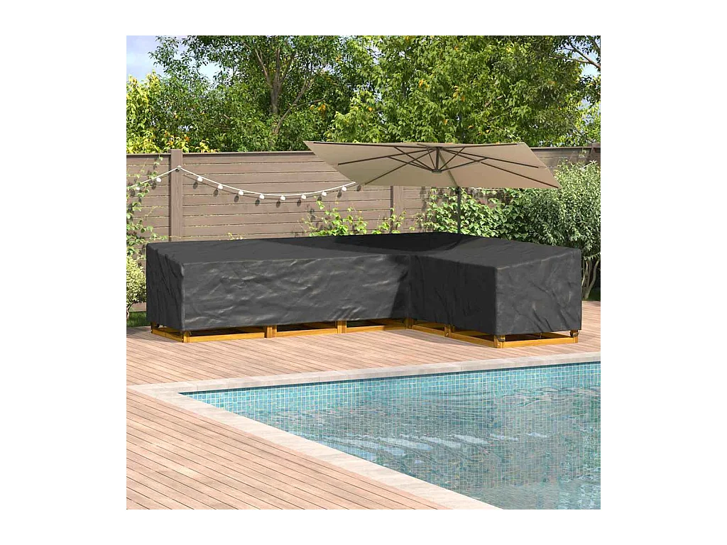 Housse pour mobilier d'extérieur 355 x 275 x 80 cm