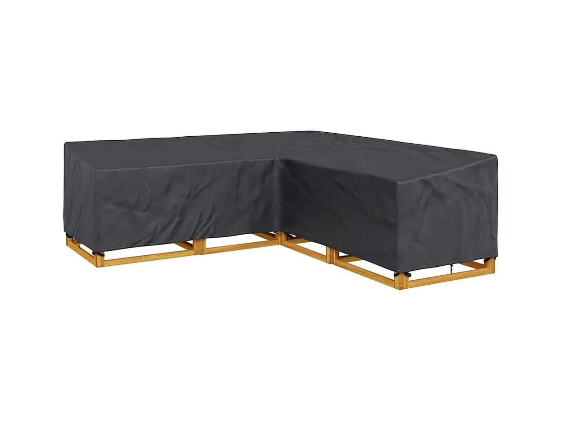 Housse pour mobilier d'extérieur 255 x 255 x 80 cm