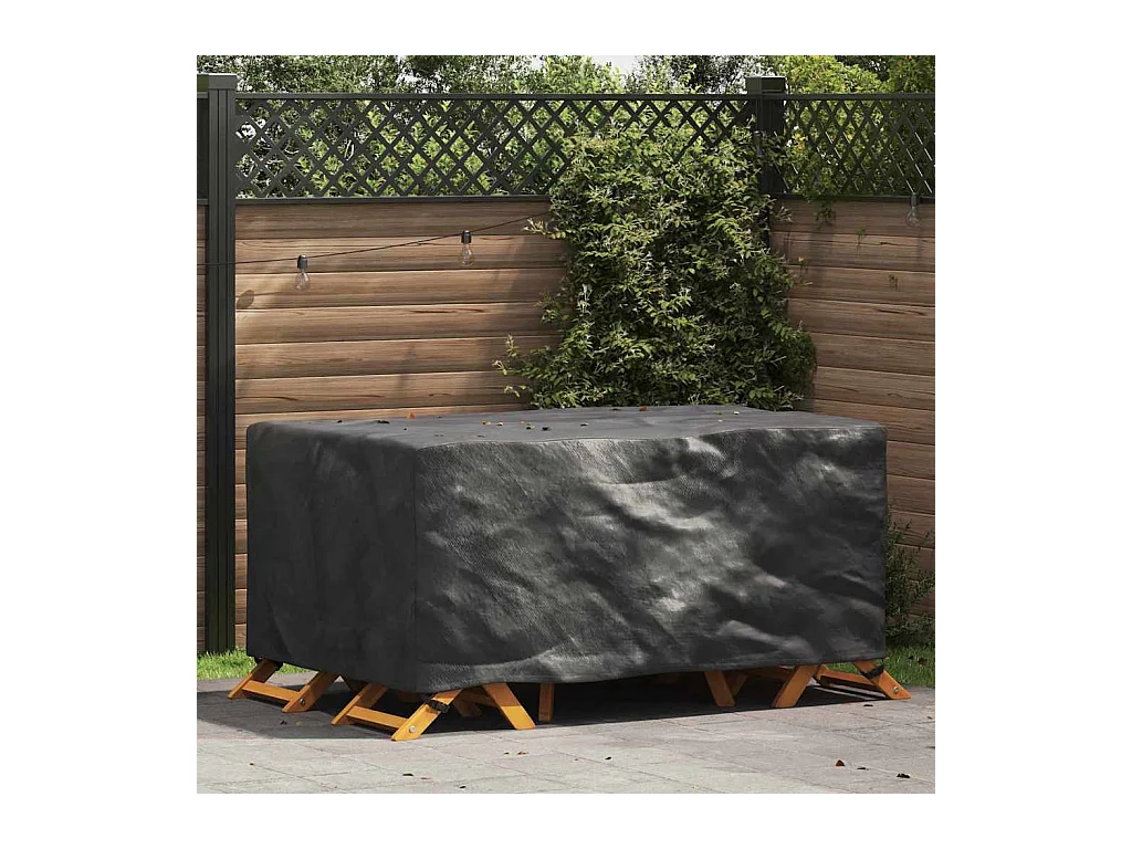 Housse pour mobilier d'extérieur Noir 170 x 100 x 70 cm 600D
