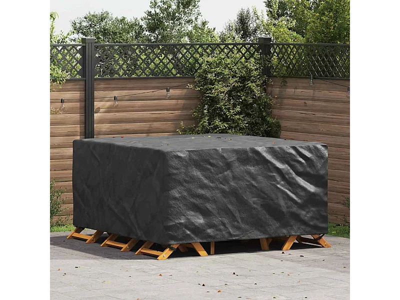 Copertura per mobili da esterno Nero 180 x 190 x 85 cm 420D