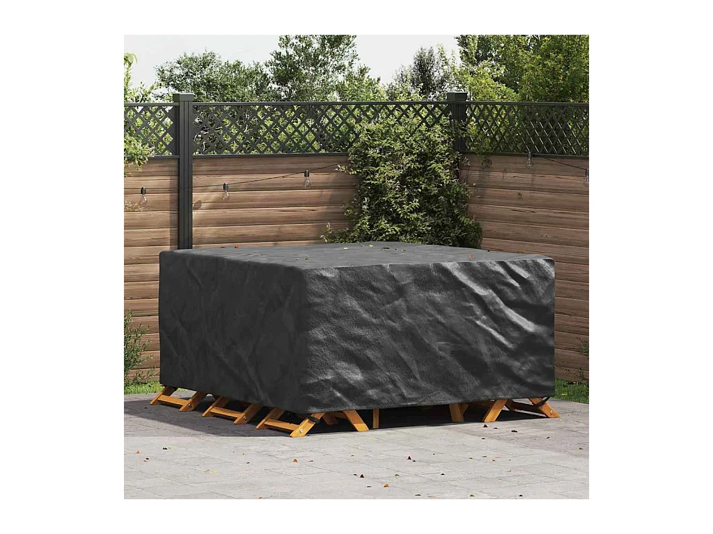 Housse pour mobilier d'extérieur Noir 180 x 190 x 85 cm 420D