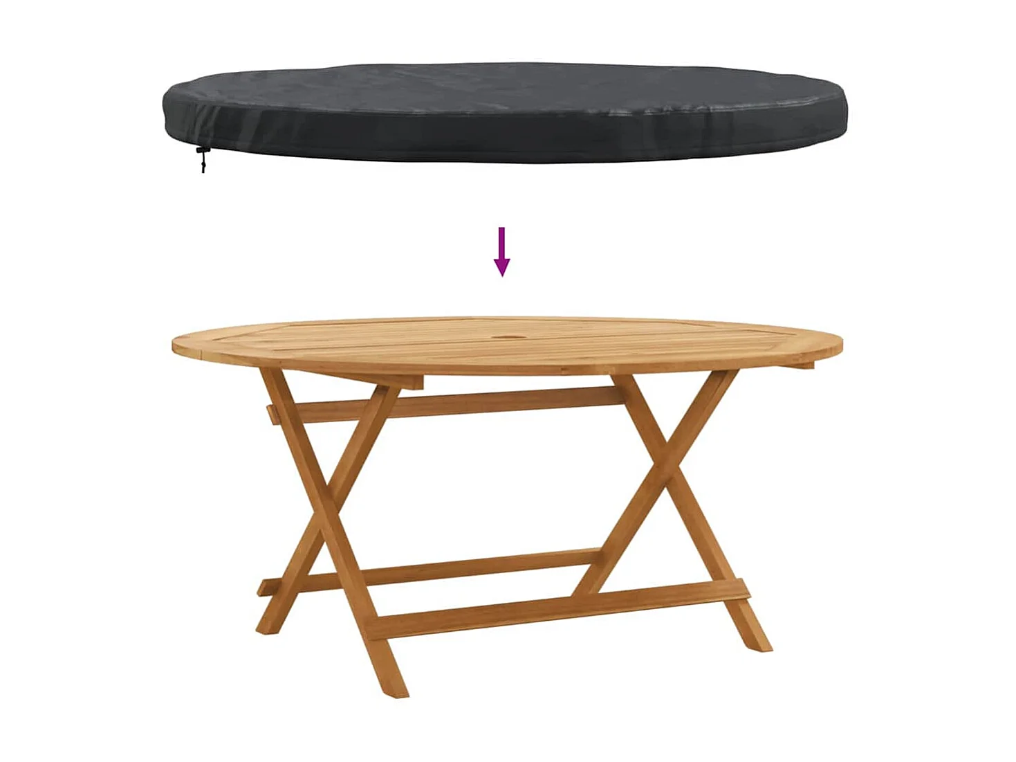 Buitenmeubelhoes 142 x 142 x 10 cm