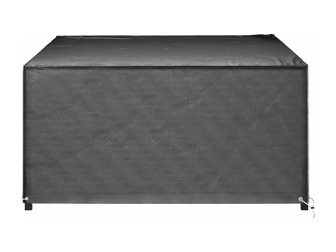 Fundas para muebles de jardín 2 piezas 12 ojales rectangulares