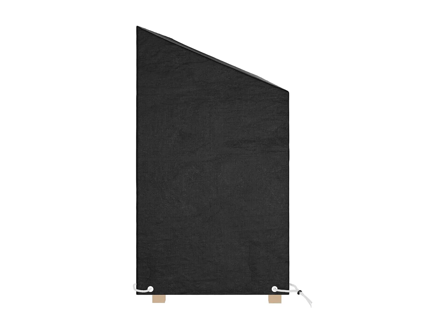 Copri panca da giardino 2 pezzi 12 occhielli 210x70x70/88 cm PE