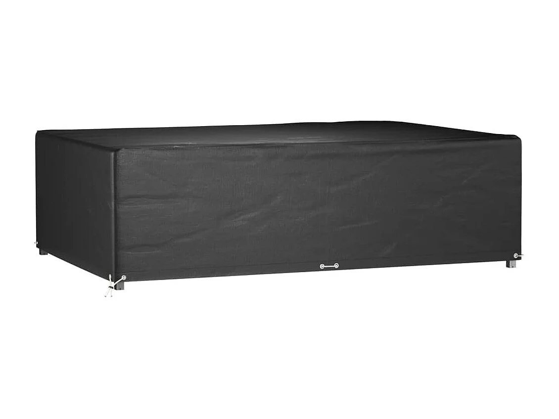 Fundas para muebles de jardín 2 piezas 12 ojales rectangulares