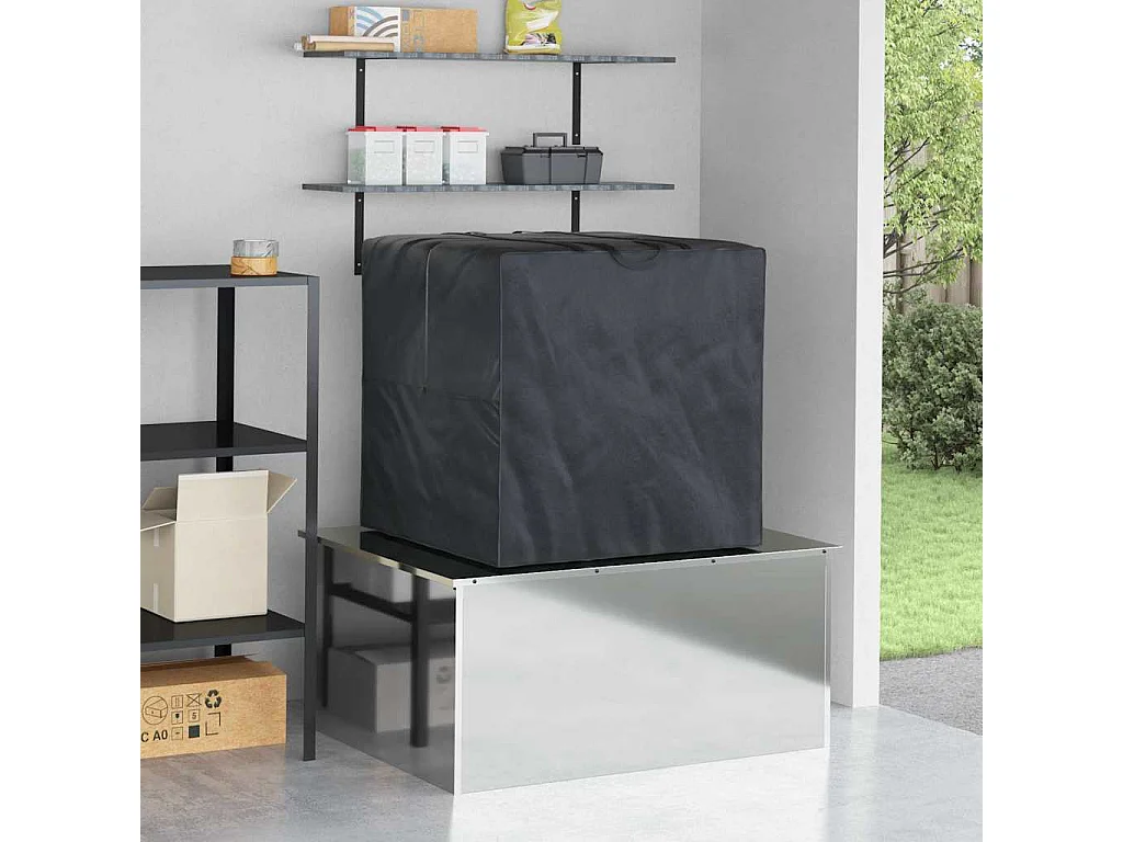 Bolsa de almacenamiento para exteriores negra 80 x 80 x 60 cm Tejido 600D