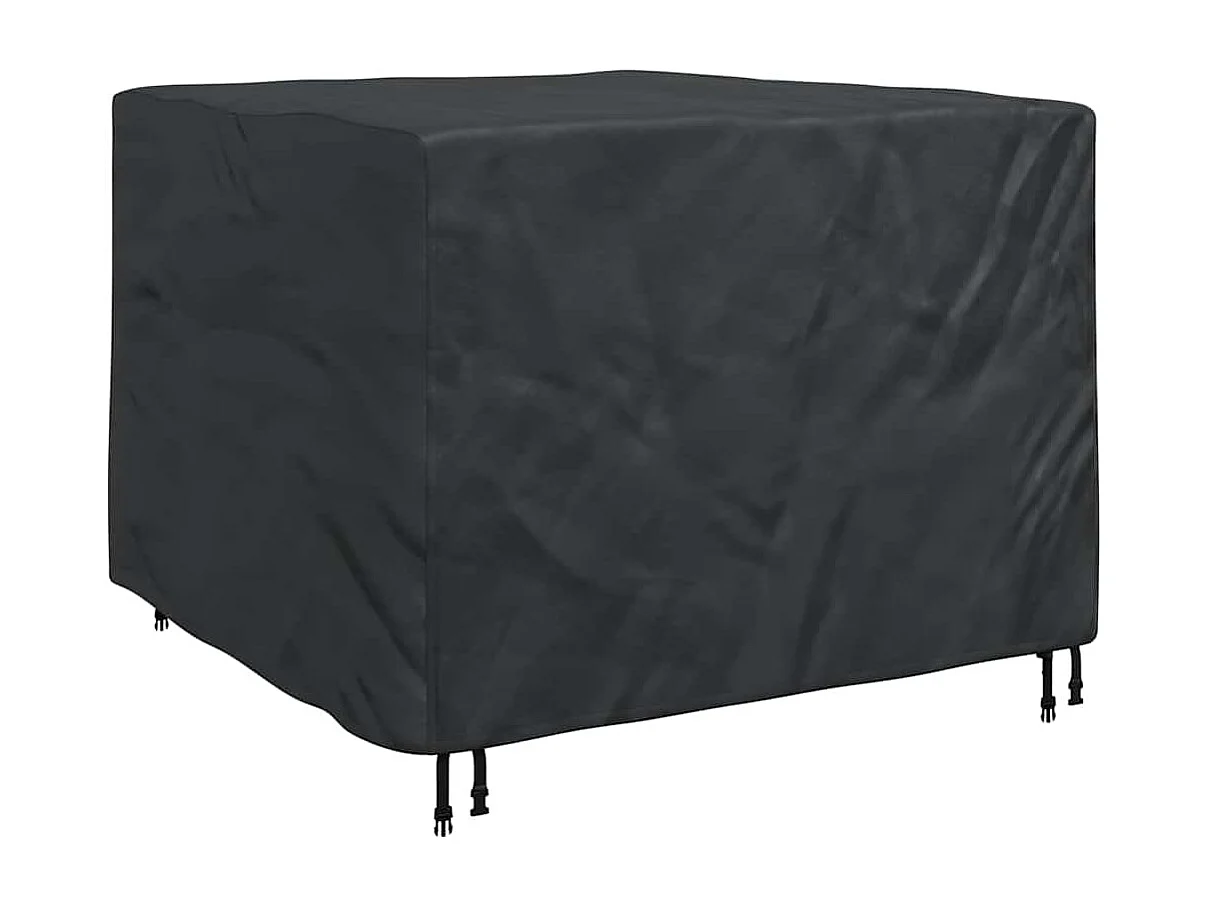 Housse de meubles d'extérieur Noir 135 x 135 x 90 cm Tissu 210D