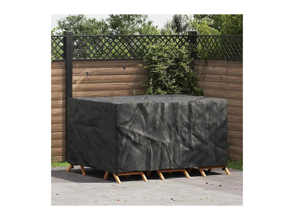 Housse pour mobilier d'extérieur Noir 180 x 150 x 85 cm 420D