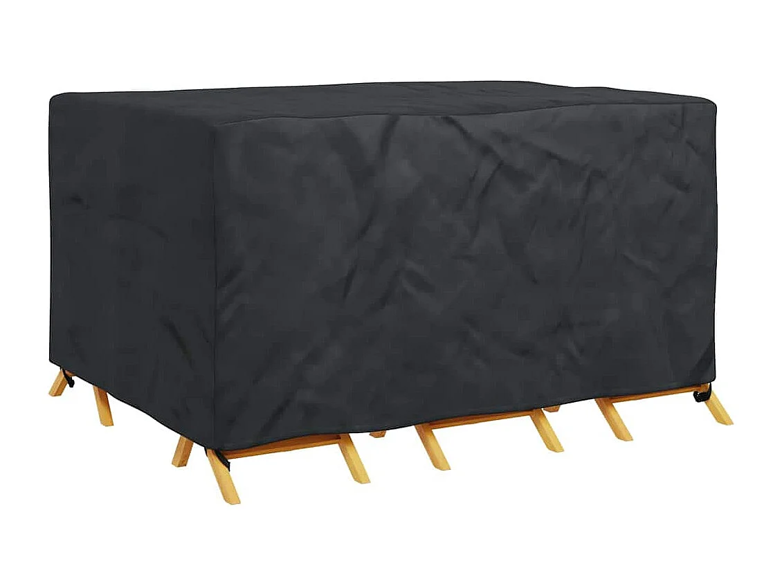 Housse pour mobilier d'extérieur Noir 180 x 150 x 85 cm 420D