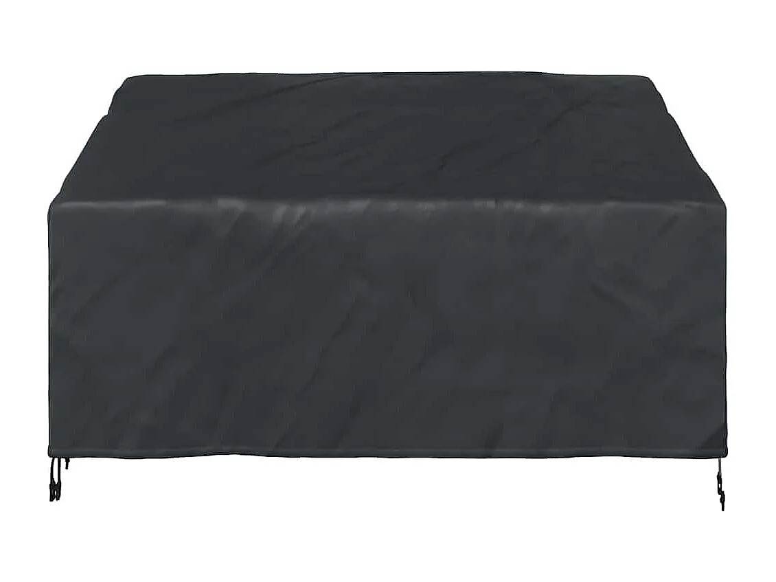 Housse de banc de jardin Noir 160 x 100 x 61 / 89 cm Tissu 420D