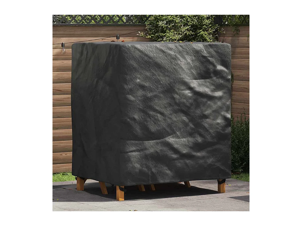 Housse pour mobilier d'extérieur Noir 116 x 100 x 120 cm 210D
