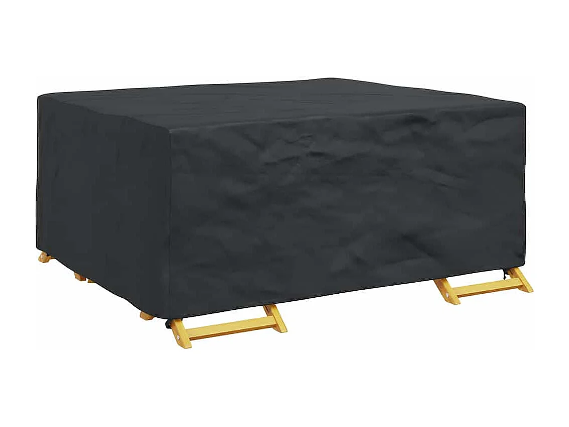 Funda para muebles de exterior Negra 200 x 160 x 70 cm 600D