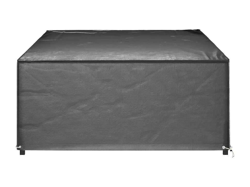 Fundas para muebles de jardín 2 piezas 12 ojales rectangulares