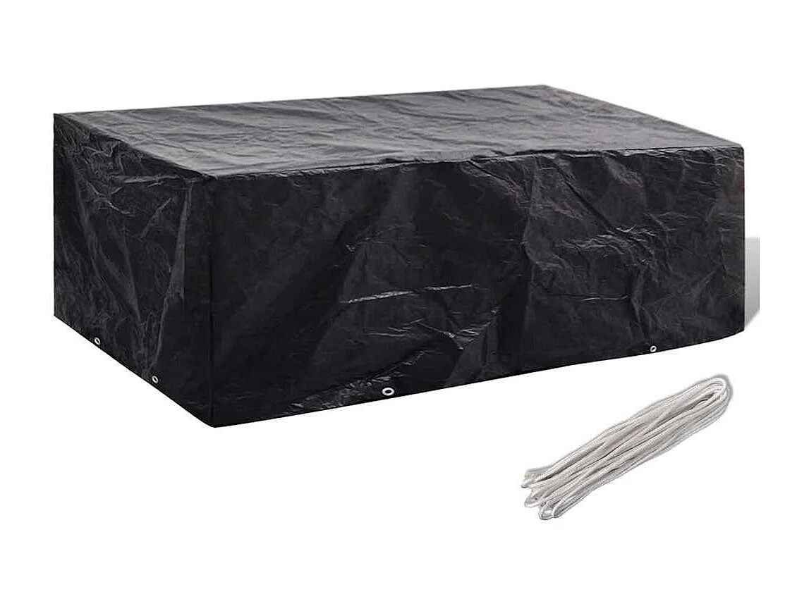 Copertura per mobili da giardino con 8 occhielli 200 x 160 x 70 cm