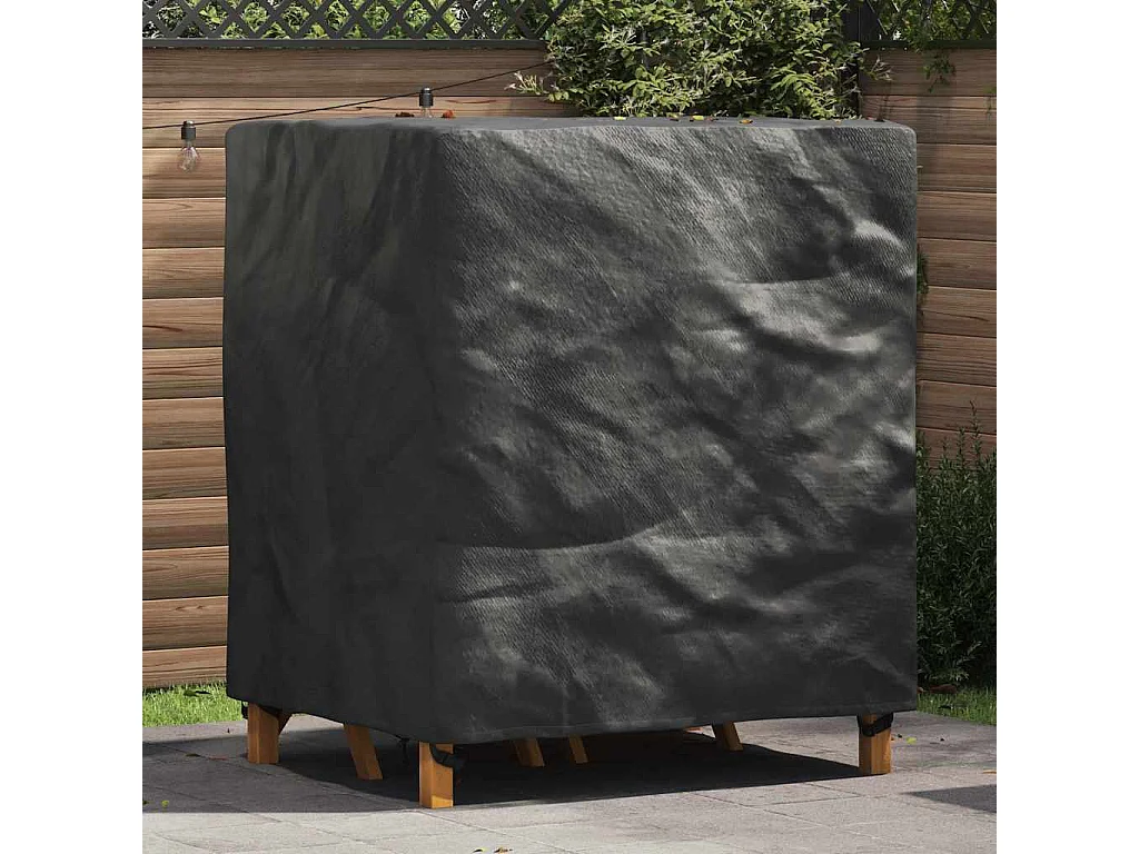 Funda para muebles de exterior Negra 116 x 100 x 120 cm 600D