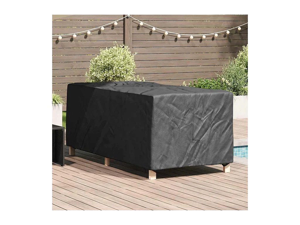 Housse pour mobilier d'extérieur 205 x 100 x 70 cm