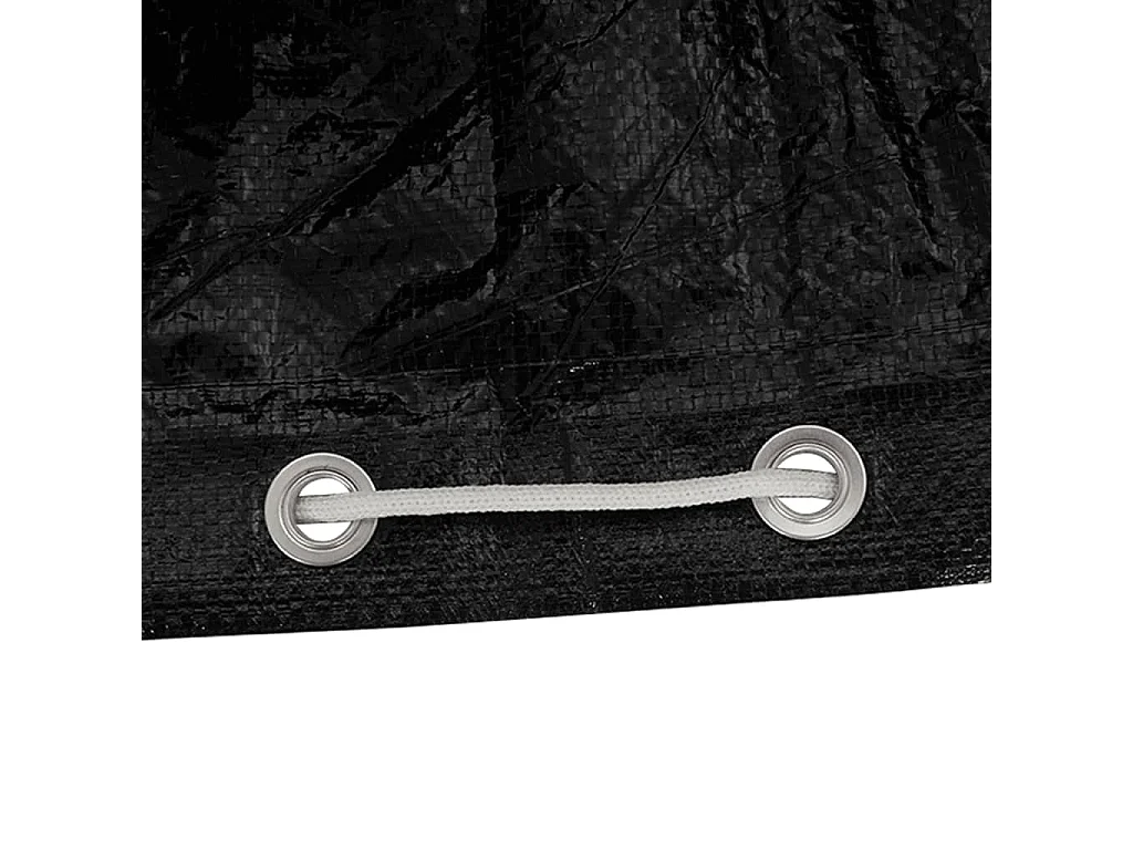 Housses pour meubles de jardin 2 pcs 10 œillets Ø260x90 cm rond