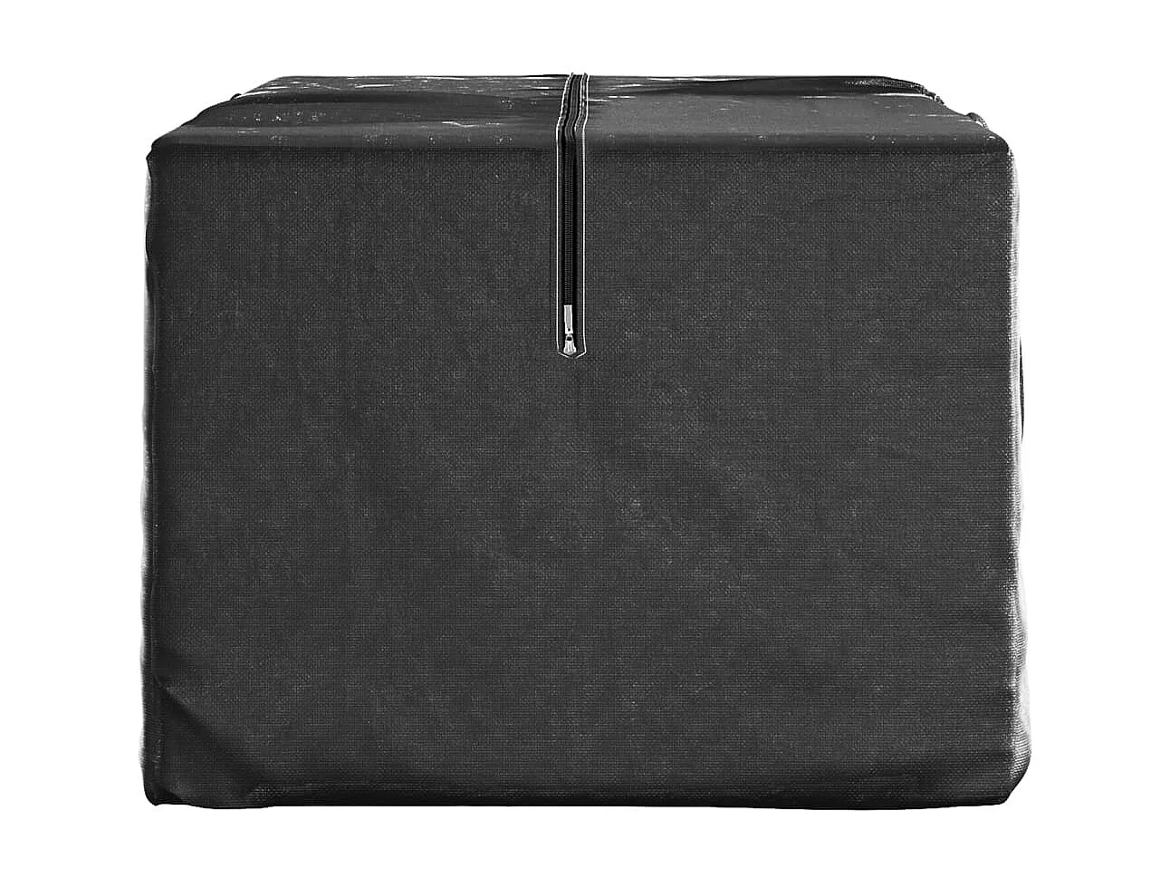 Bolsas de almacenamiento para cojines de jardín, 2 unidades, color negro