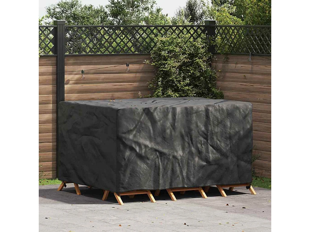 Housse pour mobilier d'extérieur Noir 180 x 140 x 90 cm 600D