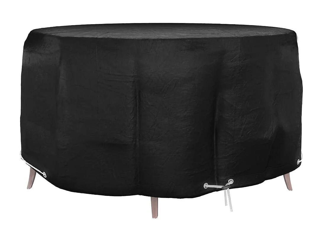 Copertura per mobili da giardino con 10 occhielli, Ø230x90 cm, rotonda