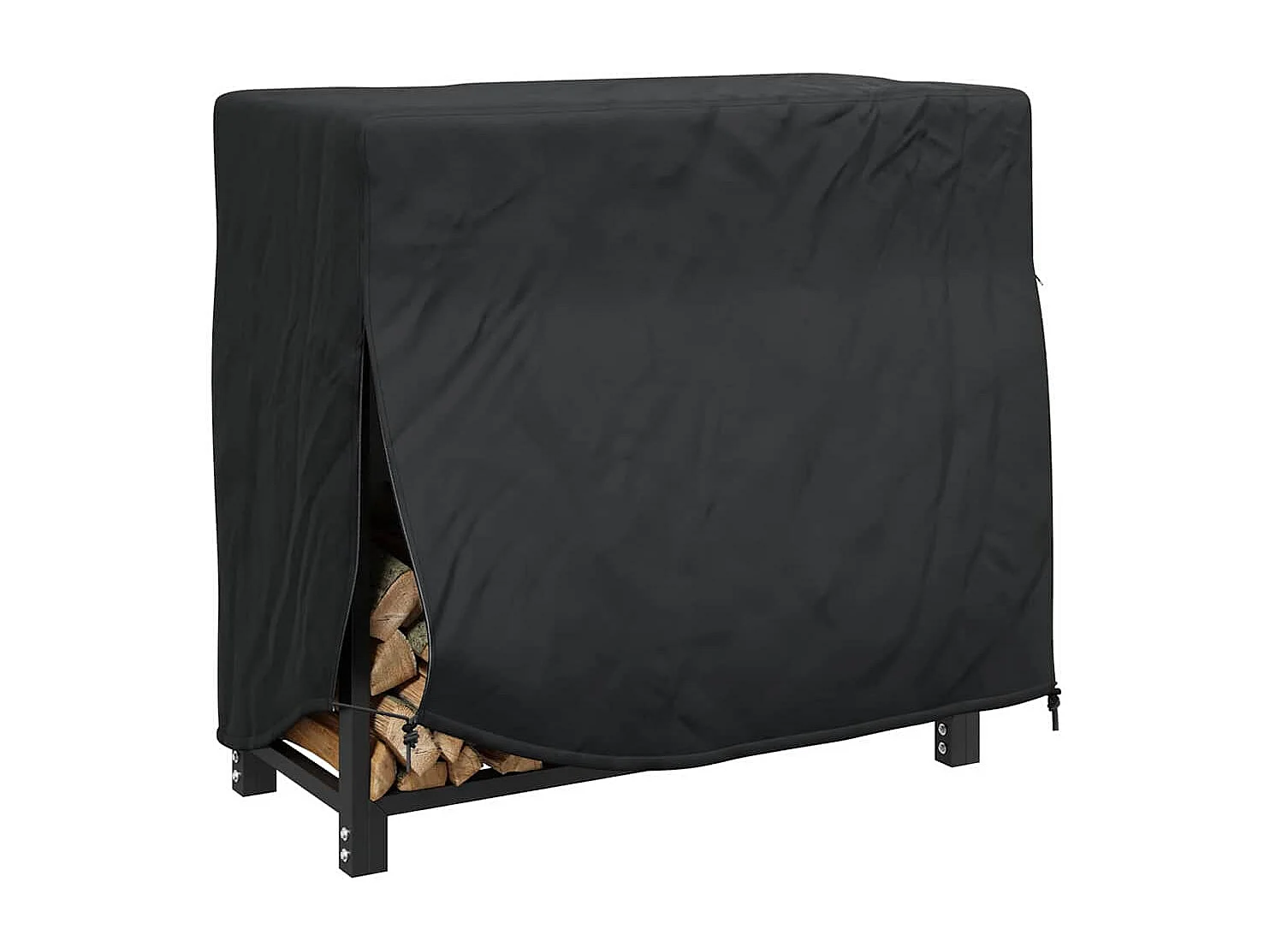 Buitenmeubelhoes Zwart 122 x 61 x 106 cm 210D Stof