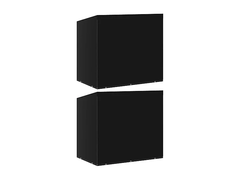 Housse de balancelle 2pcs 10 œillets 2 fermetures 255x145x170cm
