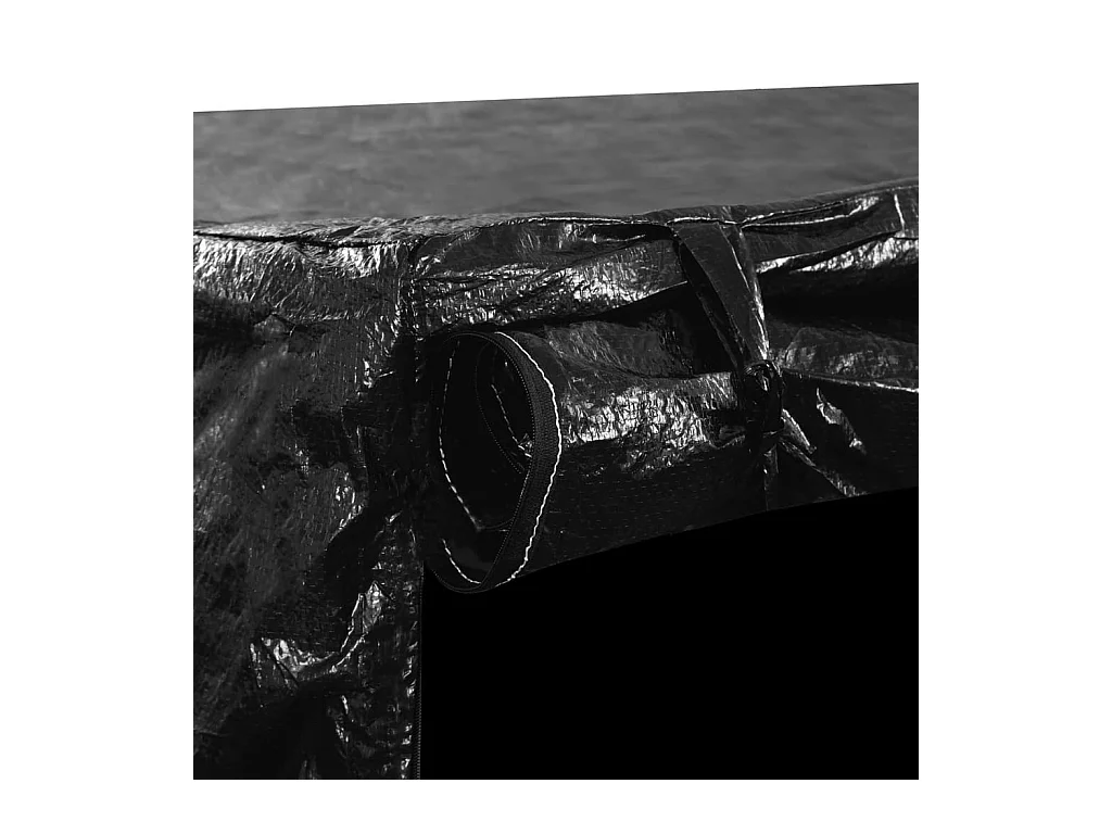 Housse de balancelle 2pcs 10 œillets 2 fermetures 255x145x170cm