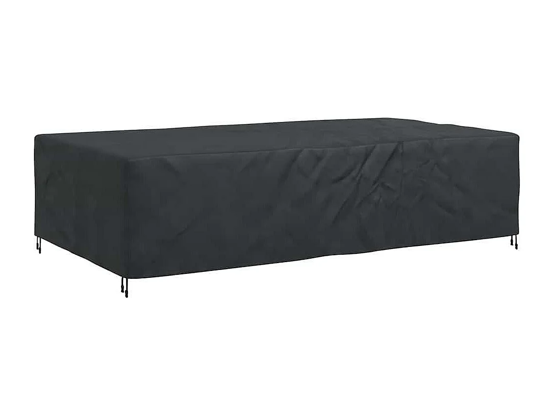 Housse pour mobilier d'extérieur Noir 305 x 190 x 85 cm 420D