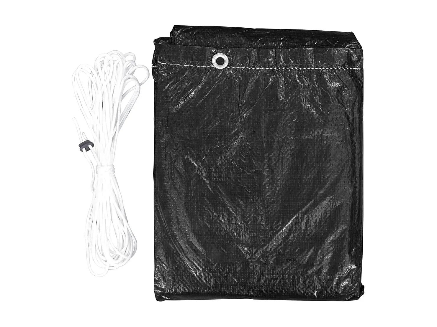 Copri mobili da giardino 2 pezzi 6 occhielli barbecue 180x80x125cm