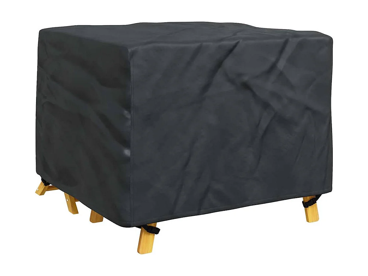 Housse pour mobilier d'extérieur Noir 113 x 113 x 73 cm 420D