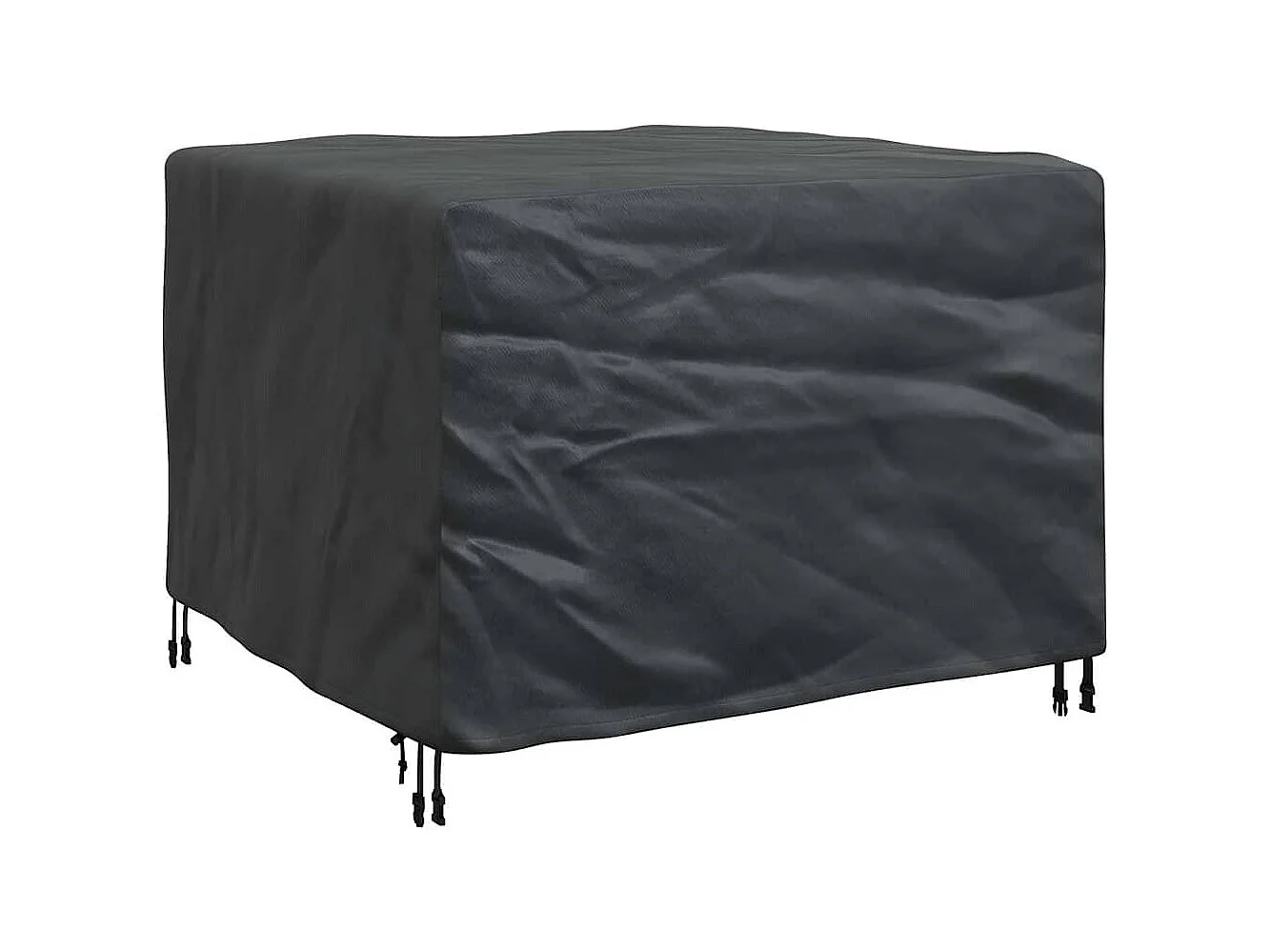 Housse pour mobilier d'extérieur Noir 113 x 113 x 73 cm 420D