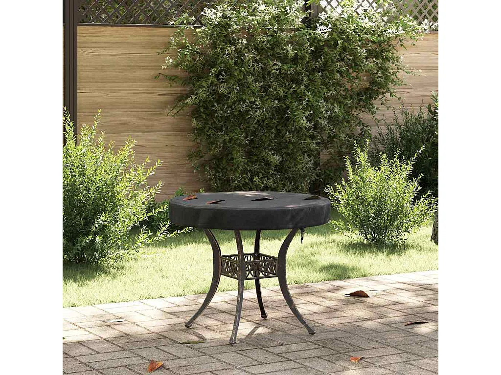 Housse de Table Extérieure Noir 62 x 62 x 10 cm Tissu 600D