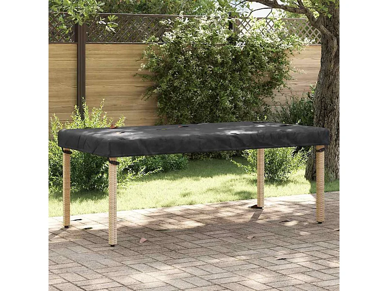 Housse pour mobilier d'extérieur 202 x 102 x 15 cm