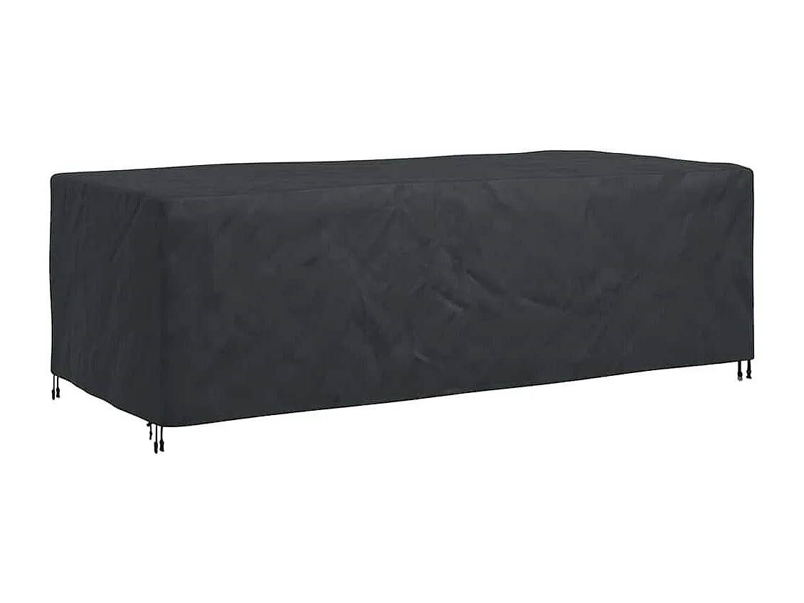 Housse pour mobilier d'extérieur Noir 300 x 110 x 70 cm 600D