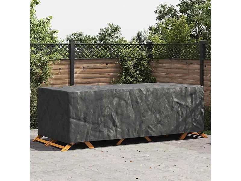 Copertura per mobili da esterno Nero 300 x 110 x 70 cm 600D