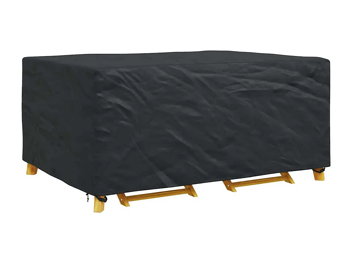 Housse pour mobilier d'extérieur Noir 240 x 180 x 100 cm 210D