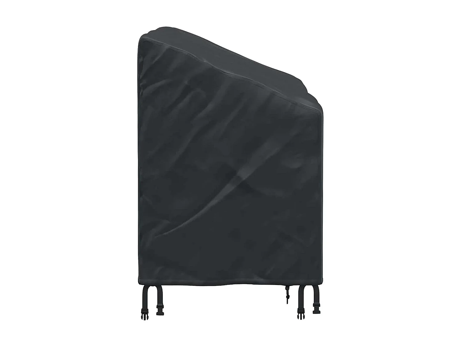 Housse de banc de jardin Noir 134 x 70 x 65 / 94 cm Tissu 600D