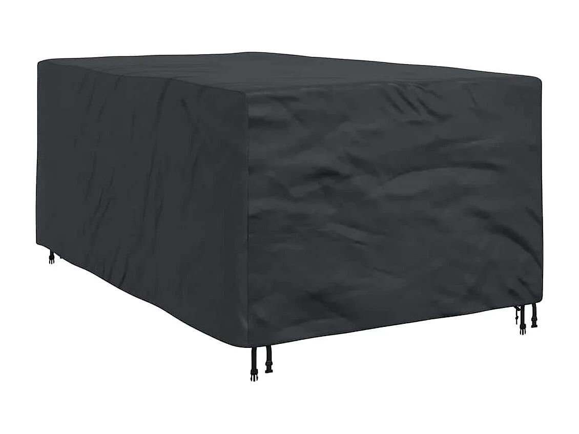 Housse pour mobilier d'extérieur Noir 143 x 225 x 90 cm 600D